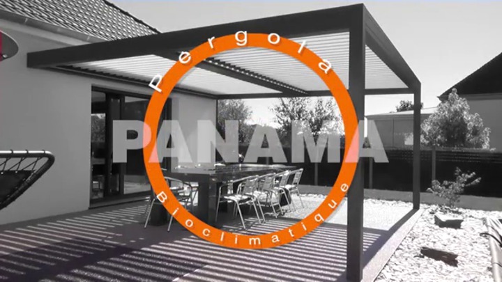 Pergola adossée Panama Graphite – Extérieur Design