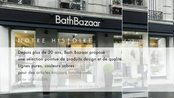 Pare baignoire Atelier 70 x 148 cm noir Milan - Bath Bazaar