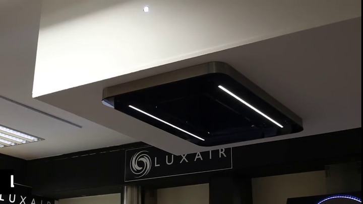 Hotte de plafond - LA-90-COSMIC - Luxair Cooker Hoods Kitchen Extractors -  avec éclairage intégré